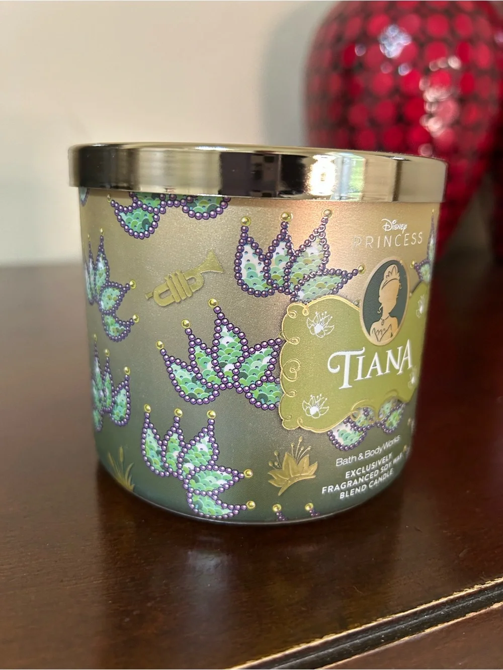 Bath & Body Works Disney Princess Tiana Scented 3 Wick Candle